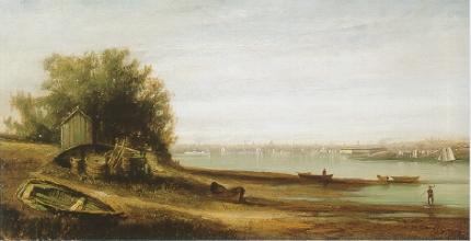 View of Fort Gorges and the