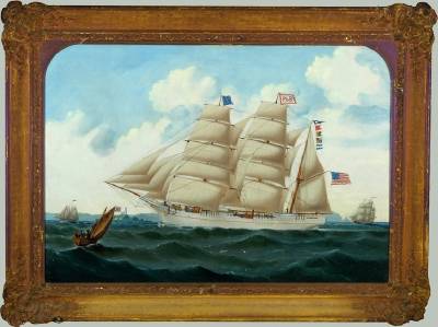 Sample artwork by William Gay Yorke (1817 - 1892), known for ship portrait, yacht races and history subject painting - View similar artists and auction records