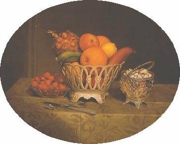 Sample artwork by Hannah Brown Skeele (1829 - 1901), known for portrait, trompe still life and animal painting - View similar artists and auction records