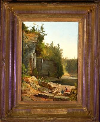 Trenton Falls by DeWitt Clinton Boutelle - Auction record, sale price, and art valuation. Compare with similar artists and explore comparable artworks.