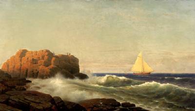 A Fine Day on the Cliffs of Star Island
