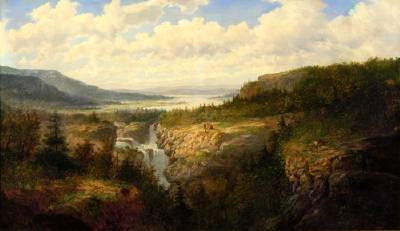 Falls of Tamakaka, Cherokee County, North Carolins