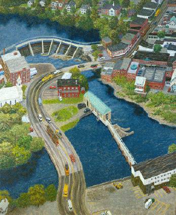 Paper Company, Somerset, Maine II, 1989 by Yvonne Helene Jacquette - Auction record, sale price, and art valuation. Compare with similar artists and explore comparable artworks.