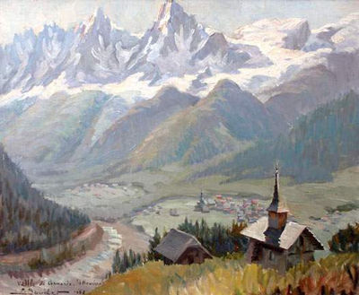 Vallée de Chamonix - Les Houches, 1953