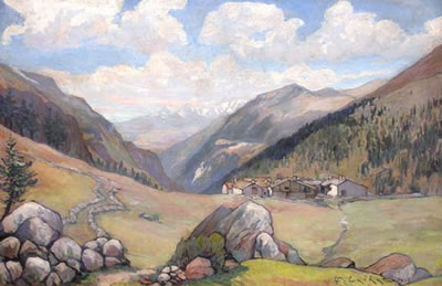 Sample artwork by Louis François Lachat (Born 1873), known for french landscape painting - View similar artists and auction records