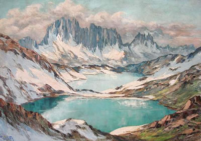 The lakes in St Sorlin and needles Argentières