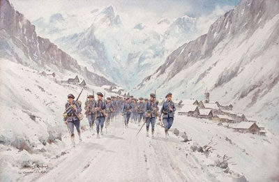 Hunters before the Alpine-chazelet the Meige by Bernard Rambaud - Auction record, sale price, and art valuation. Compare with similar artists and explore comparable artworks.