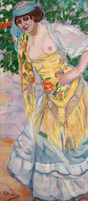 L'espagnole aux seins nus