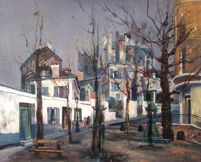 Montmartre, le bateau Lavoir by René Zimmermann - Auction record, sale price, and art valuation. Compare with similar artists and explore comparable artworks.
