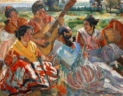 Sample artwork by Francisco Gonzales de Iturrino (1864 - 1924), known for painting - View similar artists and auction records