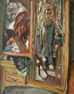 Autoportrait au miroir