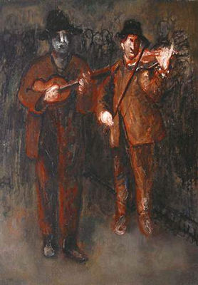 Deux violonistes