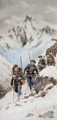 Le 30e des chasseurs alpins en montagne