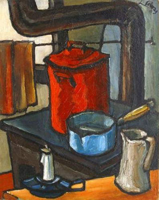 Intérieur au poële