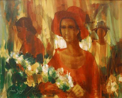 Le marché aux fleurs