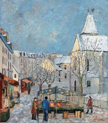 "Le marché Mouffetard"", place St Médard" by Jacques Camus - Auction record, sale price, and art valuation. Compare with similar artists and explore comparable artworks.