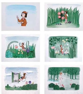 Les aventures de l'ange reporter (projets d'illustrations)