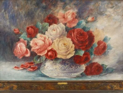 Vase de roses