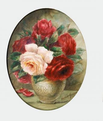 Vase de roses