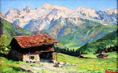 Chalet de Joux. Megève . by Étienne Bovier-Lapierre - Auction record, sale price, and art valuation. Compare with similar artists and explore comparable artworks.