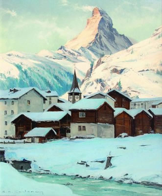 Matinée à Zermatt .