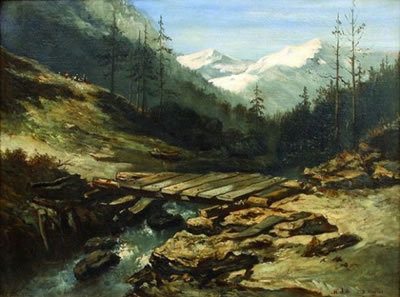 Torrent se frayant un passage dans un défilé des Hautes Alpes . by Jean Jacques Champin - Auction record, sale price, and art valuation. Compare with similar artists and explore comparable artworks.