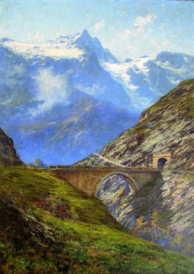 La Meije et le Pont Maurian à la Grave-Htes Alpes . by Charles Alexandre Bertier - Auction record, sale price, and art valuation. Compare with similar artists and explore comparable artworks.