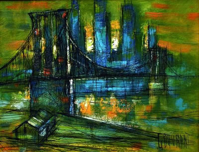 Le pont de Brooklyn by Gerard Gouvrant - Auction record, sale price, and art valuation. Compare with similar artists and explore comparable artworks.