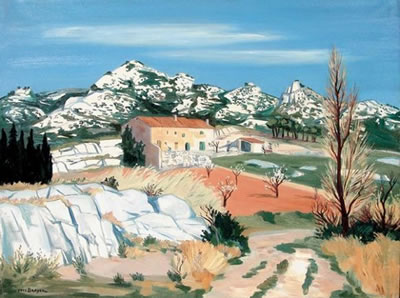 Sample artwork by Yves Brayer (1907 - 1990), known for landscape, buildings, horse racing, every-day-life genre paintings - View similar artists and auction records