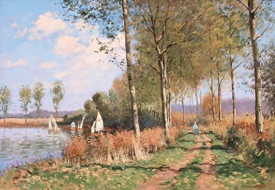 Automne dans le marais d'Ecourt St. Quentin (Pas de Calais)