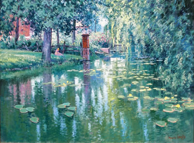 Liseuse au bord de l'etang by Maurice Lemaitre - Auction record, sale price, and art valuation. Compare with similar artists and explore comparable artworks.