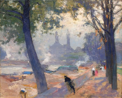 L'ancien trocadero vu du quai de Tokyo