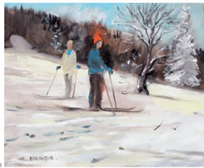 Promenade à skis