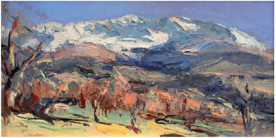 Belle journée en montagne, massif de Belledonne, hiver 1929