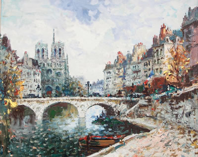 Paris, le pont des Arts avec remorqueurs by Merio Ameglio - Auction record, sale price, and art valuation. Compare with similar artists and explore comparable artworks.
