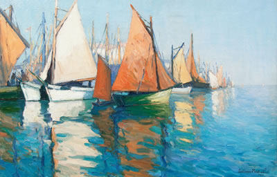 Voilier à quai