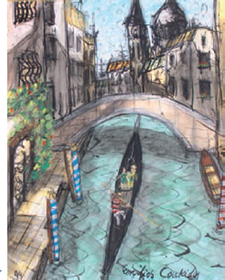 Promenade en gondole, 1994.