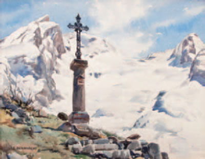 La croix de Balme à la Clusaz