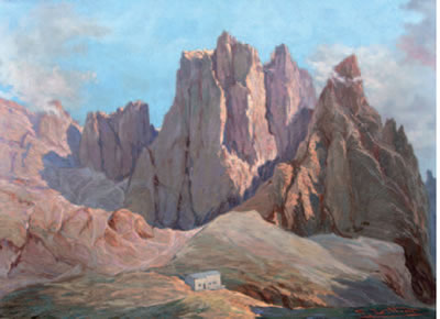 La Pala di San Martino, refuge de Pradidali, Dolomites