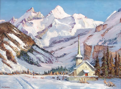 "Kandersteg-La Blünlisalp et Eglise en hiver" by Paul (P Esnoul) Esnoul - Auction record, sale price, and art valuation. Compare with similar artists and explore comparable artworks.