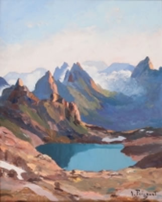 "Le lac des Rochilles au Galibier" by Nancy Poignant - Auction record, sale price, and art valuation. Compare with similar artists and explore comparable artworks.
