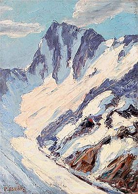 "Chamonix, les grandes Jorasses".