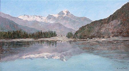 "Piz de la Margna - Lac de Silvaplana (Grisons)".
