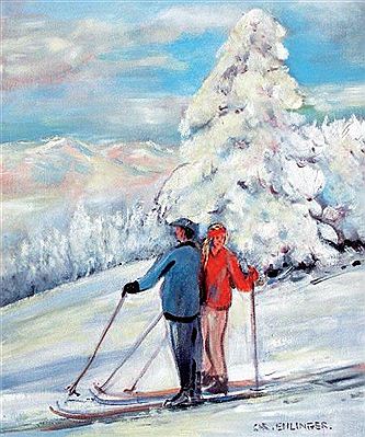 "Skieurs à Saint-Gervais". by Christian Ehlinger - Auction record, sale price, and art valuation. Compare with similar artists and explore comparable artworks.