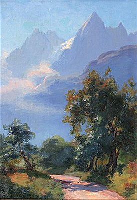 Paysage alpin, 1925
