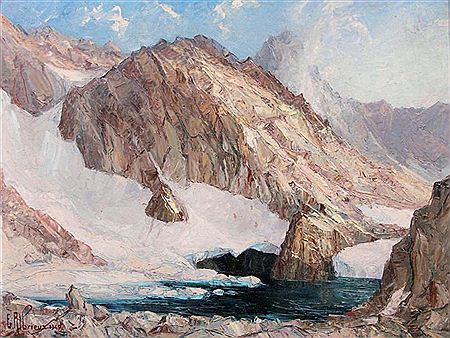 "Le Lac glacé de la grande Valloire"