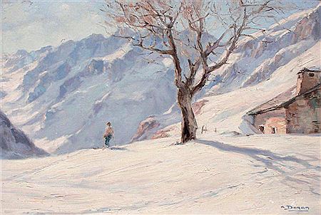 "Alpe de Vénosc". by Albert Doran - Auction record, sale price, and art valuation. Compare with similar artists and explore comparable artworks.