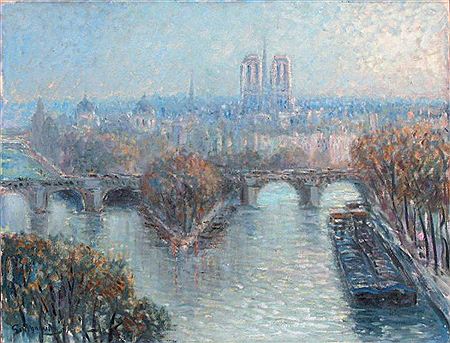 Pais, la Seine et Notre-Dame