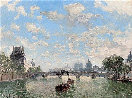 Sample artwork by Frank-Will (1900 - 1951), known for watercolor cityscapes of paris, many impressionist - View similar artists and auction records