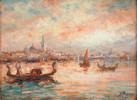 Sample artwork by Robert Mogisse (Born 1932), known for painting - View similar artists and auction records